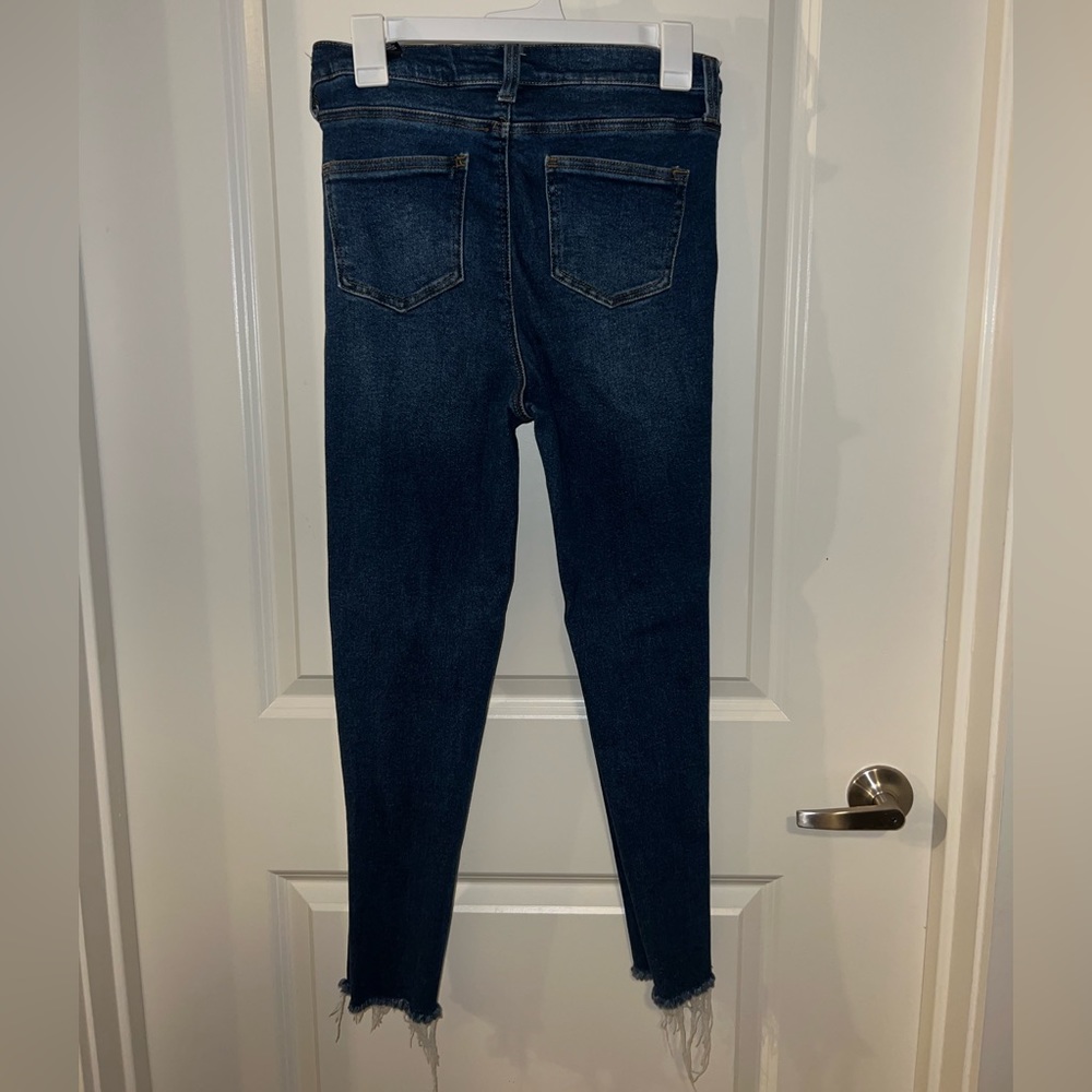 Fashion Nova Dark Wash High Waisted Jeans